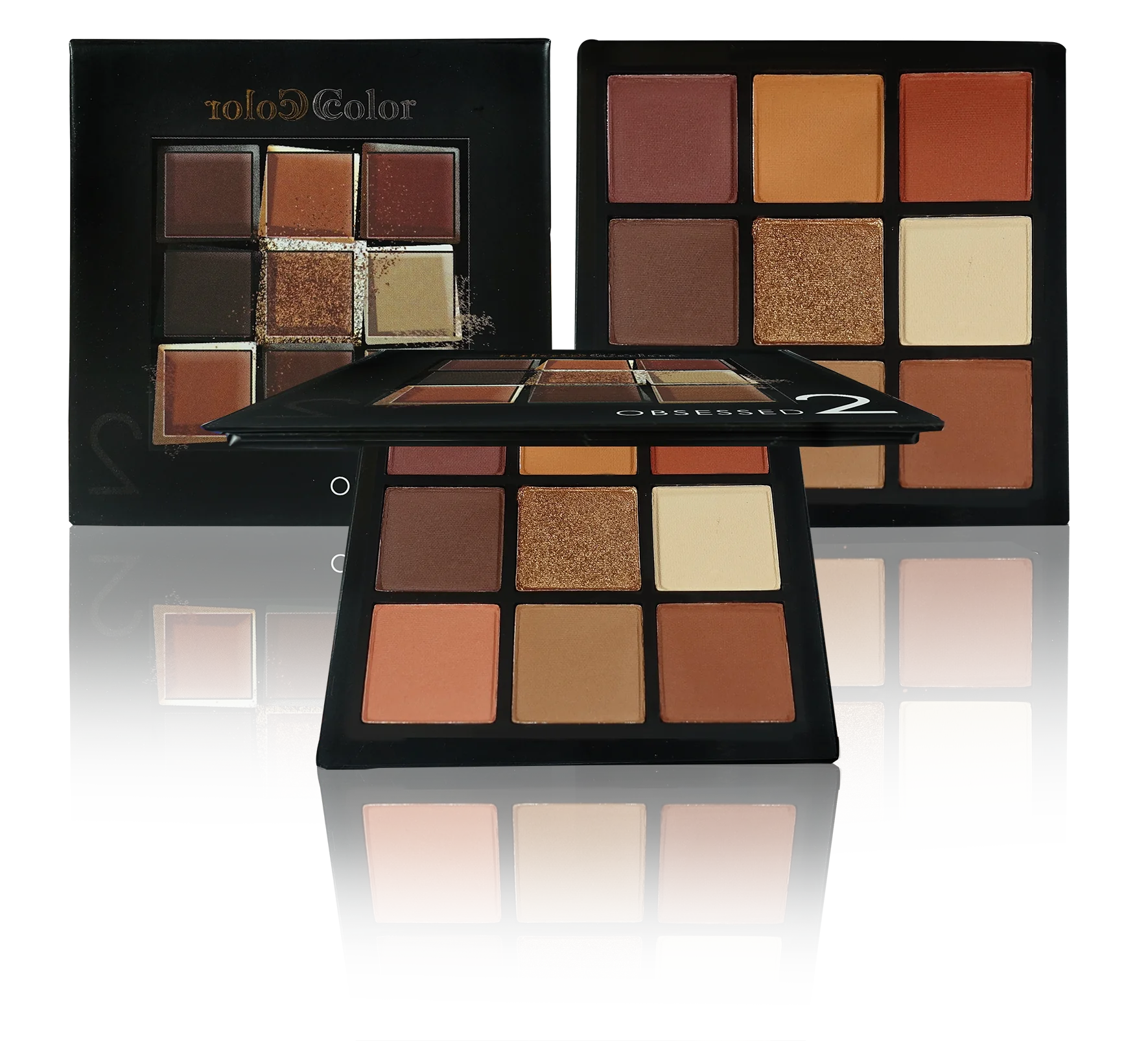 Ccolor 9 Color Obsessed Eyeshadow Palette 2 - amLux