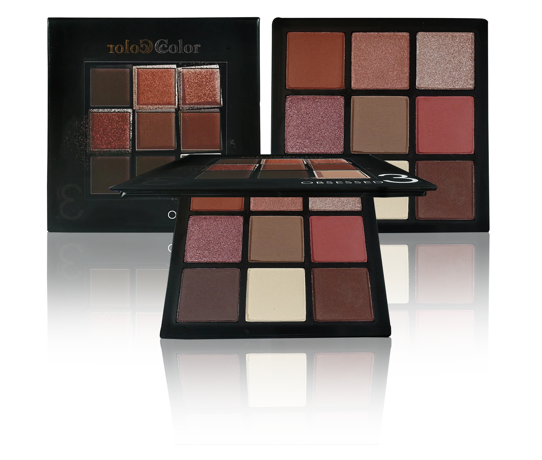 Ccolor 9 Color Obsessed Eyeshadow Palette 3 - amLux