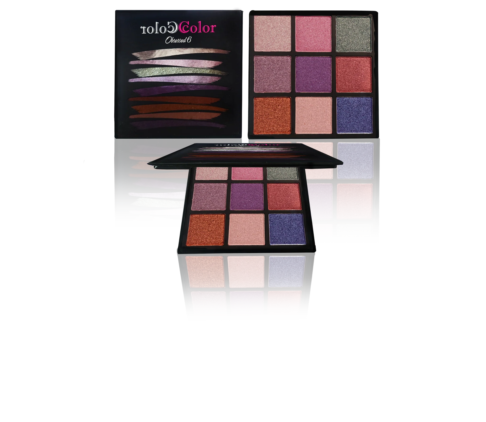 Ccolor 9 Color Obsessed Eyeshadow Palette 6 - amLux