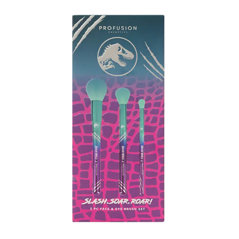 Jurassic World | Slash. Soar. Roar! Face & Eye Brush Set - amLux