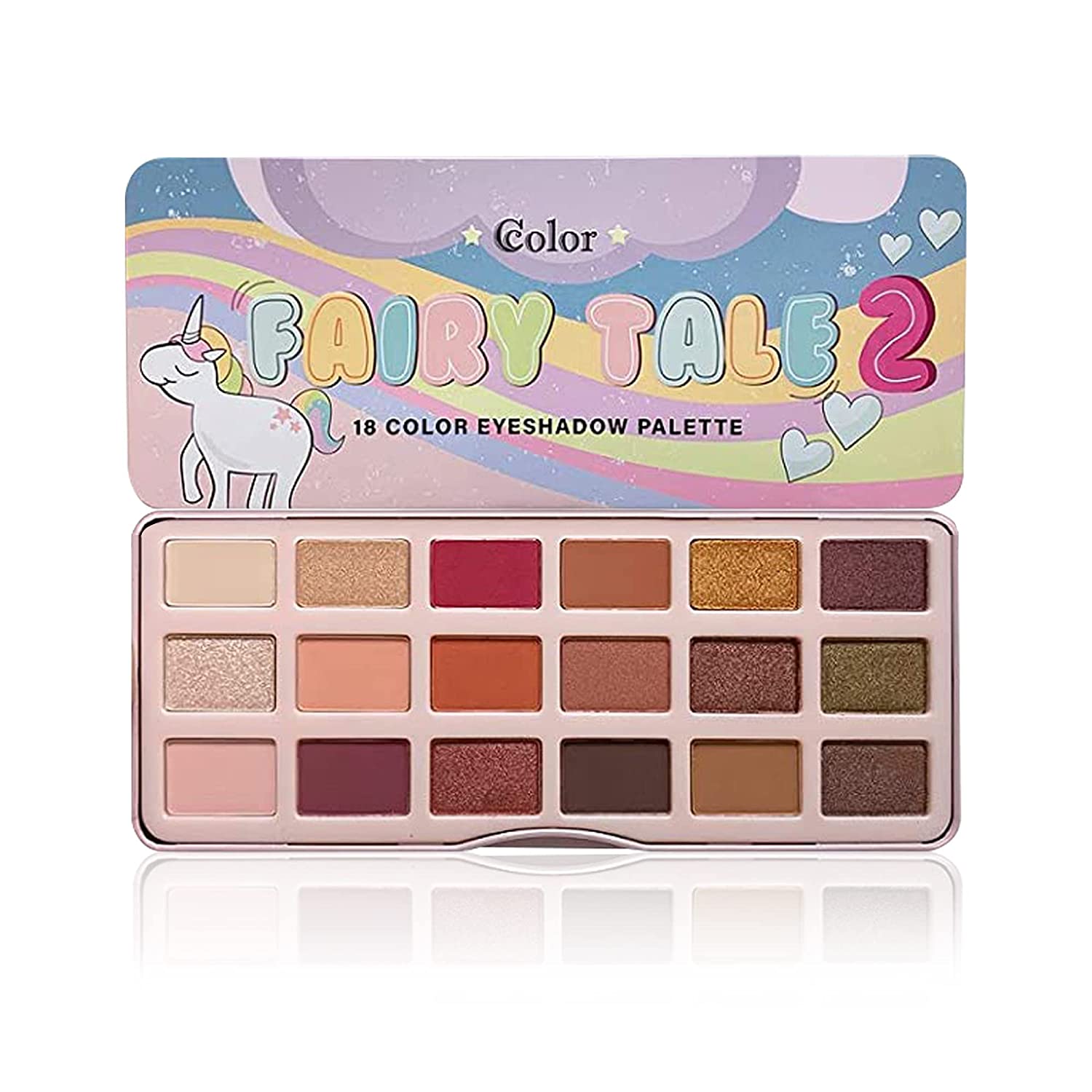 Ccolor Fairy Tale II 18 Color Eyeshadow Palette in Tin Case - amLux