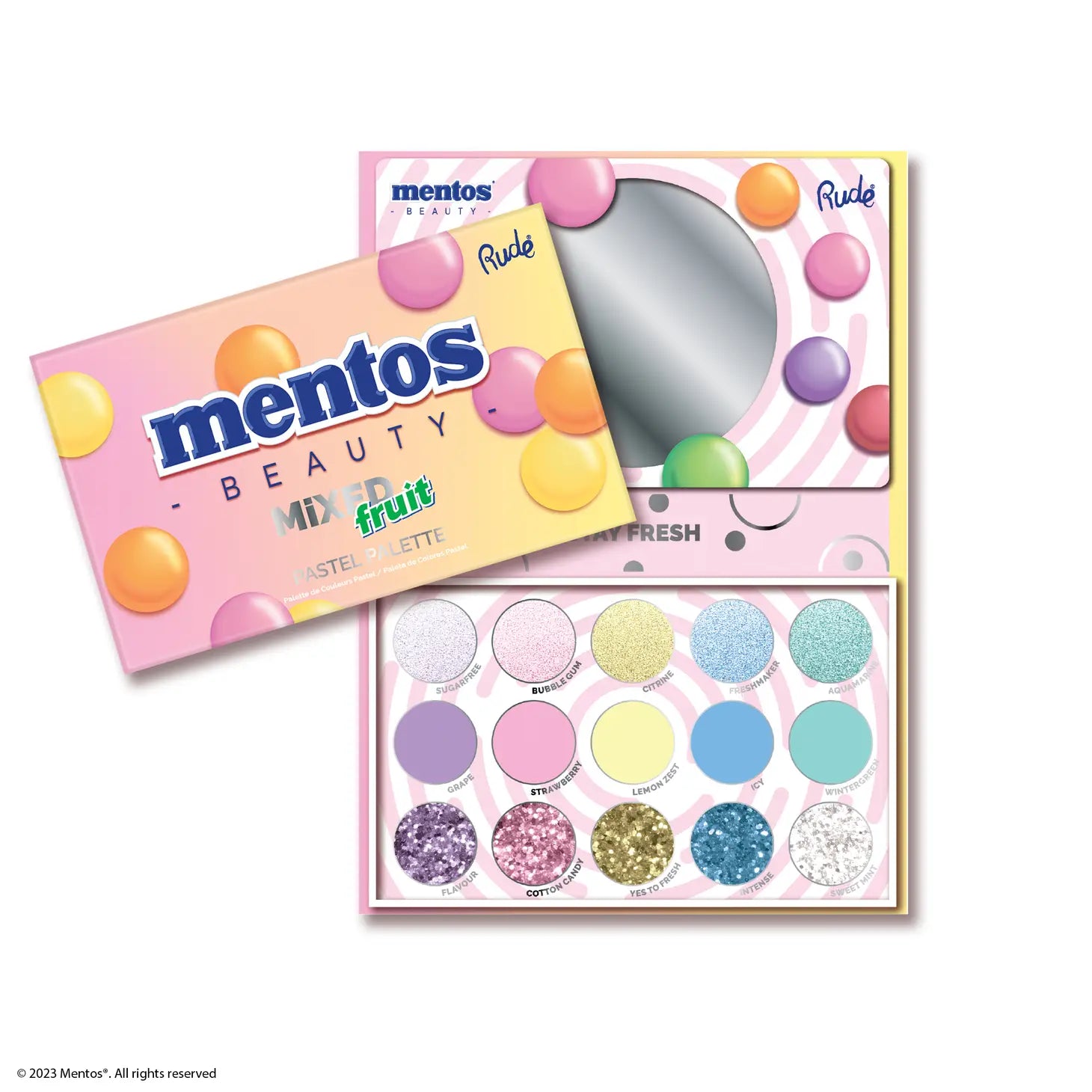 Mentos Mixed Fruit Pastel Palette - amLux