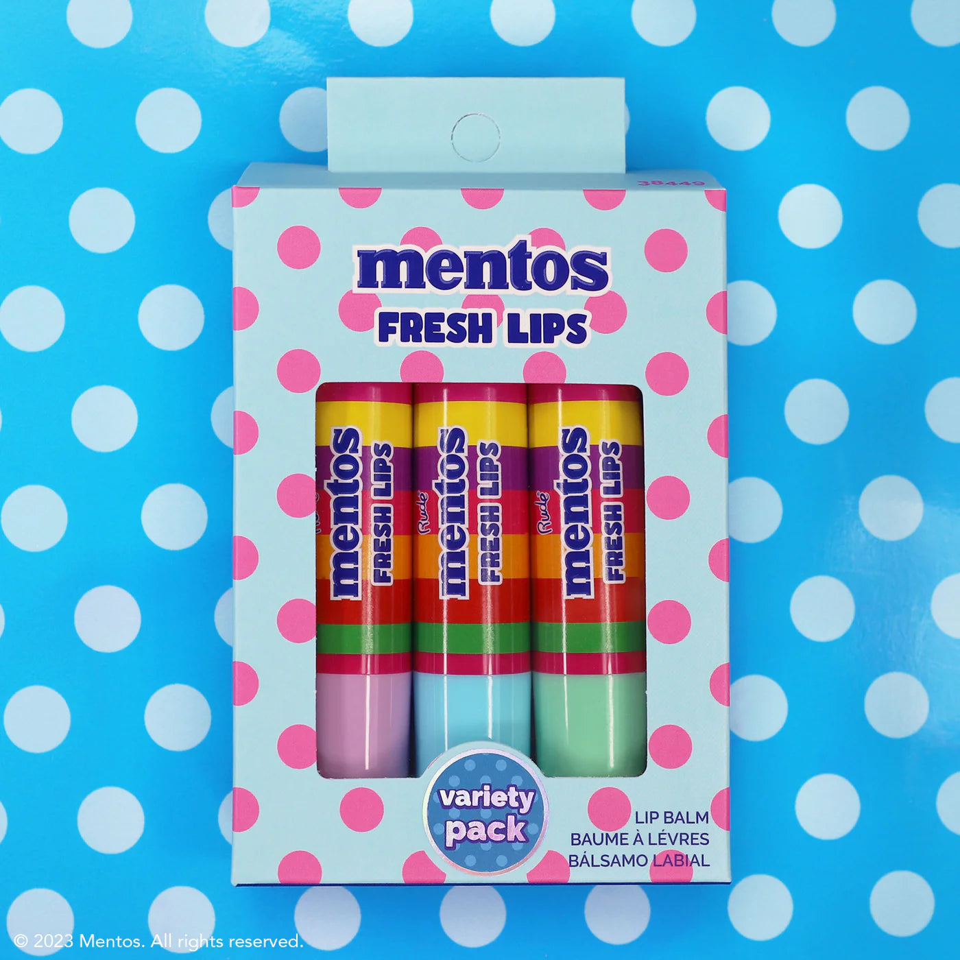 Mentos Refreshing Mix Fresh Lips Variety Pack (Lip Balm) - amLux