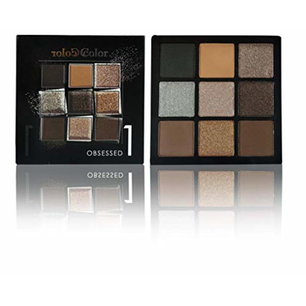 Ccolor 9 Color Obsessed Eyeshadow Palette 1 - amLux