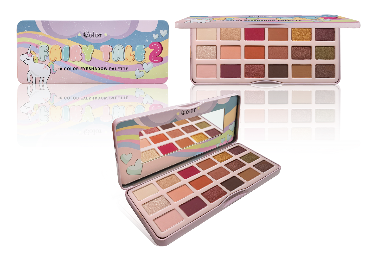 Ccolor Fairy Tale II 18 Color Eyeshadow Palette in Tin Case - amLux